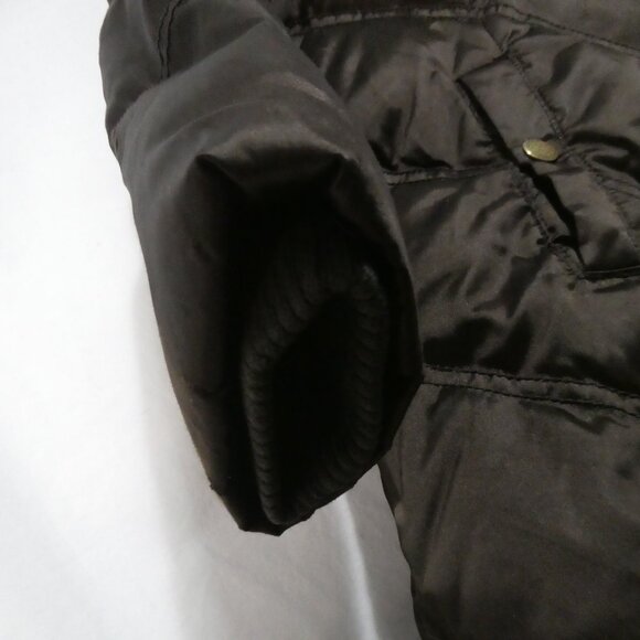 GAP | large (10) | Brown Quilted Hooded Puffer Coat | Removeable Hoodie | GUC - Picture 7 of 15